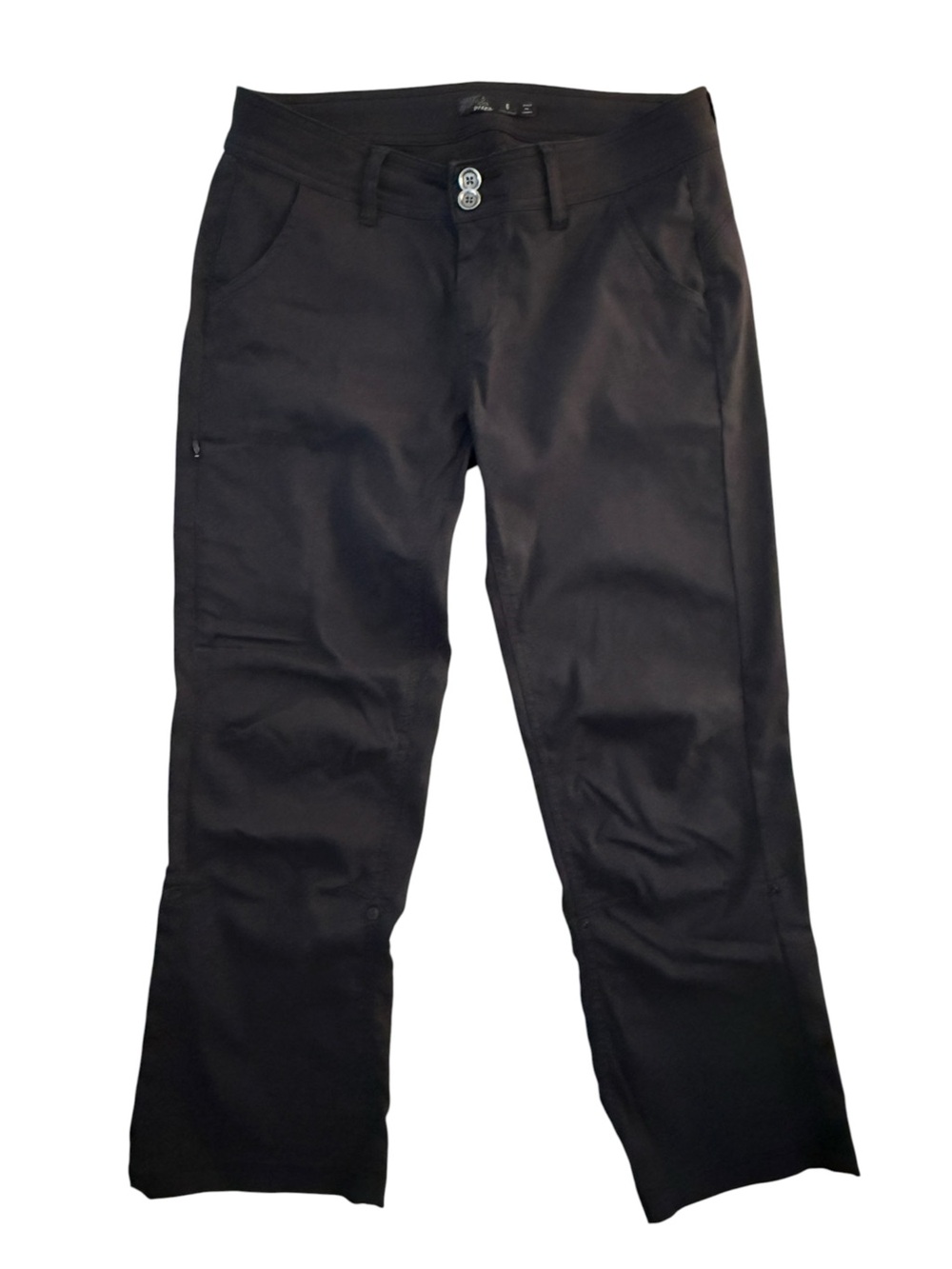 prAna Halle Black Pant Hiking Outdoor Travel Women 6 Short